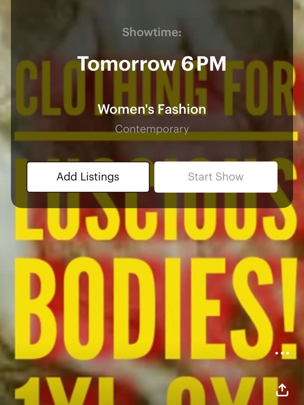 Plus size Ladies show! 9/15